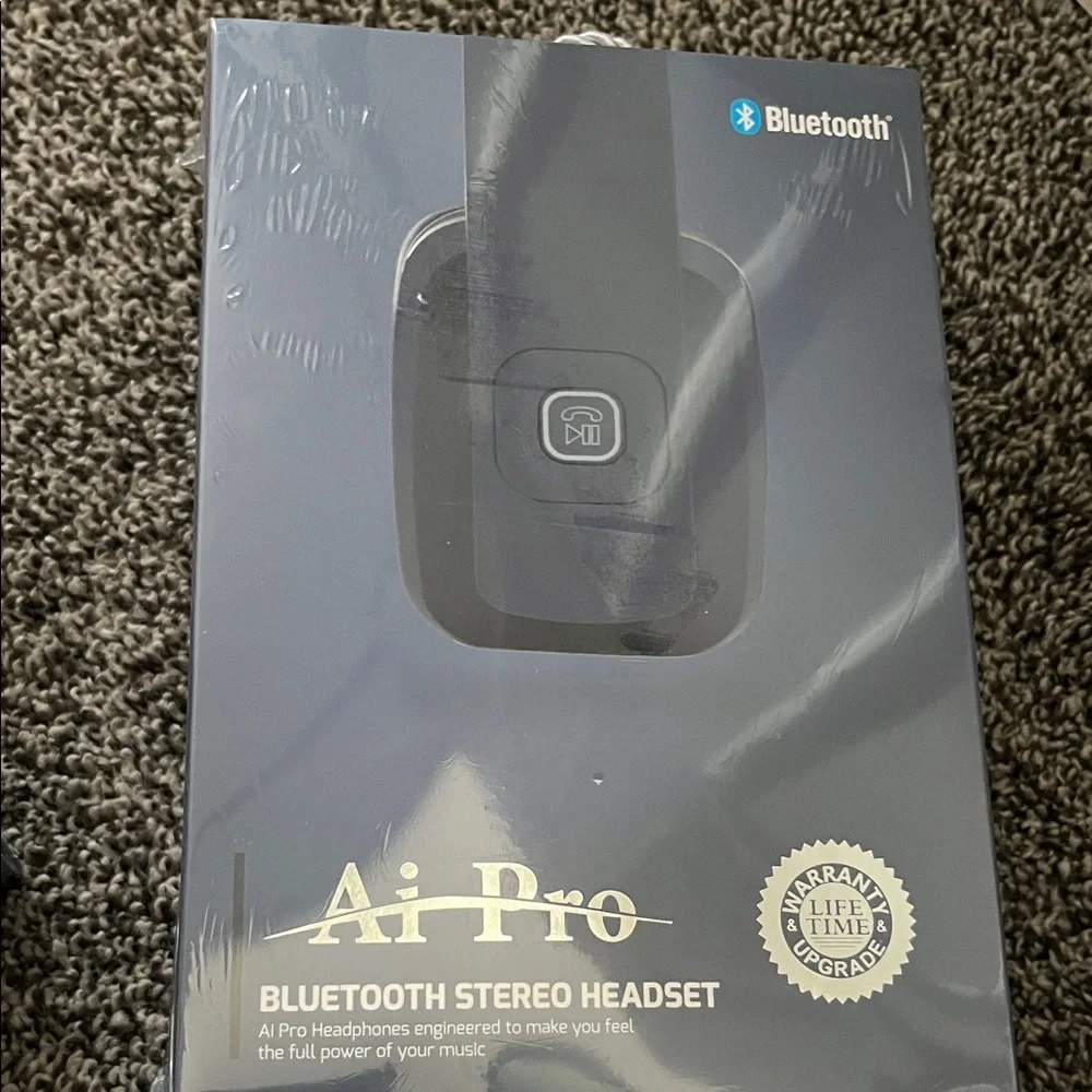 Bluetooth Stereo Headset - Gray